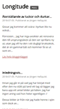 Mobile Screenshot of longitude.bloggo.nu