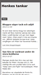 Mobile Screenshot of henkestankar.bloggo.nu