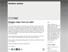 Tablet Screenshot of henkestankar.bloggo.nu