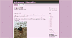 Desktop Screenshot of carnobke.bloggo.nu