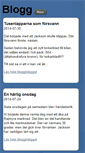 Mobile Screenshot of hyttan.bloggo.nu