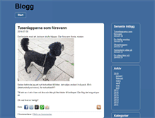 Tablet Screenshot of hyttan.bloggo.nu