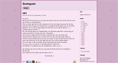Desktop Screenshot of gumgum.bloggo.nu