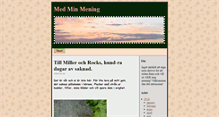 Desktop Screenshot of medminmening.bloggo.nu