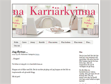 Tablet Screenshot of karriarkvinna.bloggo.nu
