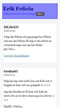 Mobile Screenshot of eriklinafelicia.bloggo.nu
