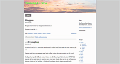 Desktop Screenshot of dianat.bloggo.nu