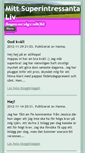 Mobile Screenshot of mittsuperintressantaliv.bloggo.nu