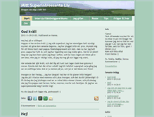 Tablet Screenshot of mittsuperintressantaliv.bloggo.nu