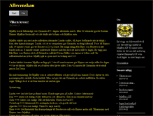 Tablet Screenshot of allsvenskan.bloggo.nu