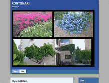 Tablet Screenshot of kontomari.bloggo.nu