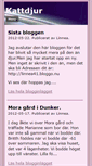 Mobile Screenshot of kattdjur.bloggo.nu