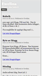 Mobile Screenshot of ewelina.bloggo.nu