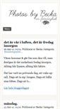 Mobile Screenshot of photos-by-becka.bloggo.nu