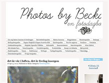 Tablet Screenshot of photos-by-becka.bloggo.nu
