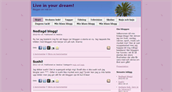 Desktop Screenshot of liveinyourdream.bloggo.nu