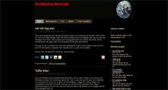 Desktop Screenshot of antisocialdisorder.bloggo.nu