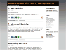 Tablet Screenshot of danielahonen.bloggo.nu