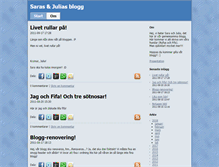 Tablet Screenshot of julia-sara.bloggo.nu