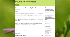 Desktop Screenshot of lisaaxelosommarkortet.bloggo.nu