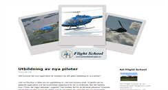 Desktop Screenshot of ahflightschool.bloggo.nu