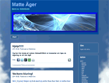 Tablet Screenshot of alltommatte.bloggo.nu