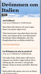 Mobile Screenshot of drommenomitalien.bloggo.nu