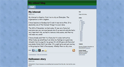 Desktop Screenshot of justhanna.bloggo.nu