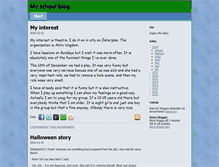 Tablet Screenshot of justhanna.bloggo.nu
