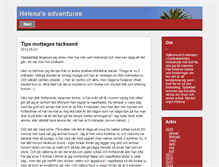 Tablet Screenshot of helenasadventures.bloggo.nu