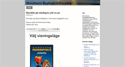 Desktop Screenshot of movattnetsbygdegardsforening.bloggo.nu