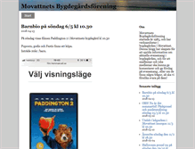 Tablet Screenshot of movattnetsbygdegardsforening.bloggo.nu