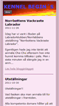Mobile Screenshot of kennelbegins.bloggo.nu