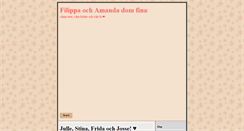Desktop Screenshot of amandafilippa.bloggo.nu