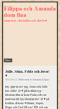 Mobile Screenshot of amandafilippa.bloggo.nu