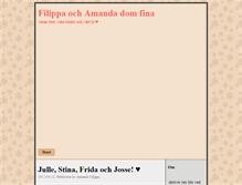 Tablet Screenshot of amandafilippa.bloggo.nu