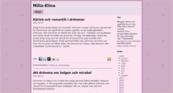 Desktop Screenshot of milla-elina.bloggo.nu