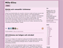 Tablet Screenshot of milla-elina.bloggo.nu